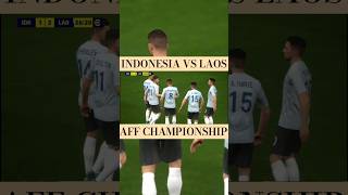 INDONESIA 1  2 LAOS  AFF CHAMPIONSHIP efootball football indonesia shorts [upl. by Normalie]