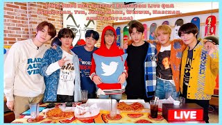 ENG SUB NCT Twitter Blueroom Live QampA with Sungchan Ten Jeno Mark Winwin Haechan and Yangyang [upl. by Gneh763]