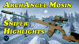 ArchAngel Mosin Sniper Highlights  Tarkov Shooter Part 7 amp 8  Escape from Tarkov [upl. by Hareehat]