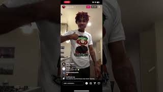 P Yungin Instagram Live Unreleased Music Dissing NBA Lil Dump 😱😱 82123 [upl. by Chappie]