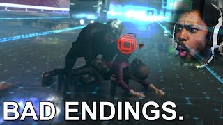 BAD ENDINGS very bad  Detroit Become Human BAD ENDINGS Part 12 [upl. by Ward951]