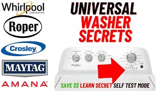 Crosley washer master reset [upl. by Elberfeld]