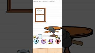 Brain test level 153 Break the window with the stonebraintest success trending subscribe views [upl. by Drice]