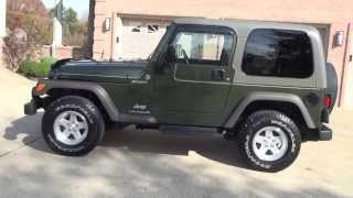 HD VIDEO 2006 JEEP WRANGLER SPORT 4X4 FOE SALE SEE WWW SUNSETMILAN COM [upl. by Jepum]