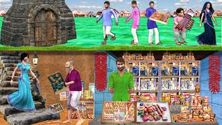 Underground Secret Diwali Crackers Shop Firecrackers Stash Testing Hindi Kahani Hindi Moral Stories [upl. by Pinchas]