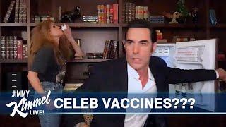 Sacha Baron Cohen MIGHT Be Selling Vaccines to Celebrities [upl. by Laamak]