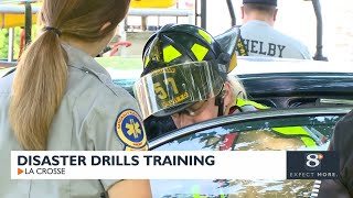 Gundersen Health System hosts rural disaster scenarios with local fire departments and students [upl. by Aray]