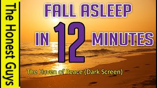 Guided Sleep Meditation The Haven of Peace Ultra Deep Relaxation Dark Screen [upl. by Ettezel]