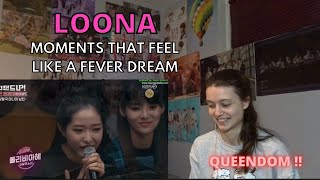 Reaction to LOONA quotMOMENTS THAT FEEL LIKE A FEVER DREAMquot [upl. by Lledualc134]