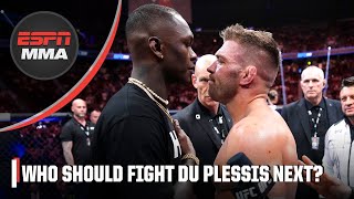 Rematch Izzy Khamzat Debating who should be next for Dricus Du Plessis after UFC 297  ESPN MMA [upl. by Gracie]