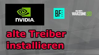 so installiert ihr alte Nvidia Treiber  wenn es Probleme in BF2042 gibt [upl. by Almat614]