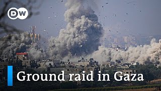 Gaza update Israel intensifies bombing on Gaza prepares for expected ground operation  DW News [upl. by Cacilie622]