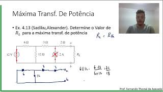 Circ Elétricos 48  Máxima Transferência de Potência [upl. by Ahsetel]