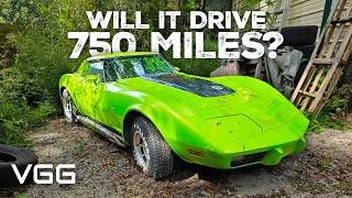 Will This Corvette RUN AND DRIVE 750 Miles Forgotten For 20 Years [upl. by Enaenaj]