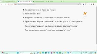 Eyeonic Online Visual Field Test  French Demo video [upl. by Navac]