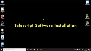 Telescript Software Install Tutorial [upl. by Nila]