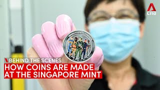 How commemorative coins are made at the Singapore Mint [upl. by Coheman]