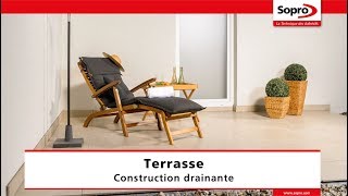 Terrasse  Construction drainante [upl. by Card]