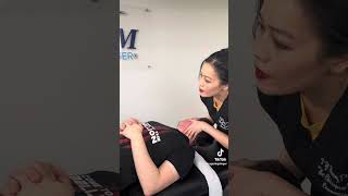 SCOLIOSIS PAIN chiropractic chiropractor trending asmr [upl. by Ymeon770]