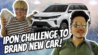 IPON CHALLENGE TO BRAND NEW CAR l WILBERT TOLENTINO X BFF FRANKENDAL FABROA [upl. by Palmore720]