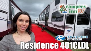 Keystone RVResidence401CLDL  by Campers Inn RV – The RVer’s Trusted Resource [upl. by Cohla]