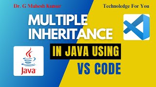 MULTIPLE INHERITANCE IN JAVA USING VS CODE [upl. by Desai346]