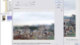 Photoscape  Fake Tilt Shift Filter [upl. by Fawcette]