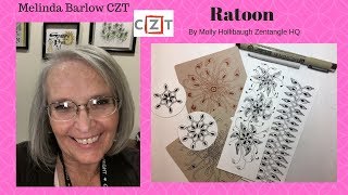 Tangle Art Lesson Ratoon Pattern 380 [upl. by Batory]