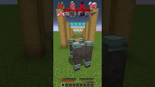 Mobs Chase vs Different Spikes meme shorts minecraft [upl. by Fernandes]