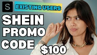 Shein Coupon Code 🥳 Get Shein Promo Codes EXISTING USERS 100 OFF [upl. by Niamor]