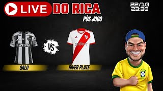 Live pós jogo  Atlético MG x River Plate [upl. by Einned450]