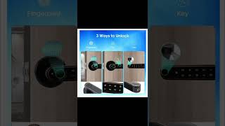 Biometric Fingerprint Door Lock  Keyless Entry Door Knob with Touchscreen Keypa [upl. by Yerok]