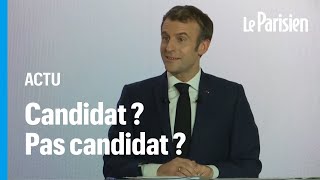 Macron  quotNous avons une question liant la candidature et les discothèquesquot [upl. by Aneelas]