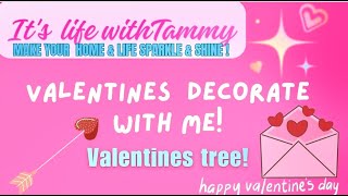 Valentines Day Decorate with me valentinesday decoratewithme [upl. by Ennirak]