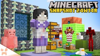 ANOTHER NEW GIANT SURPRISE SNAPSHOT  Minecraft 121 Snapshot 24w14a [upl. by Hpsoj]