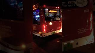 KSRTC Swift Electric Bus❤️ ksrtc electric bus nightview travel shorts trending viralvideo [upl. by Louie]