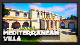 Minecraft  Mediterranean Villa [upl. by Idnyc]