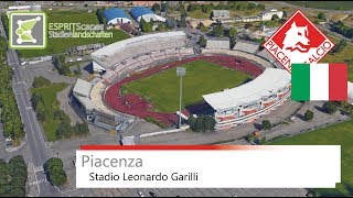 Stadio Leonardo Garilli  Piacenza Calcio 1919  AS Pro Piacenza 1919  2019  Google Earth [upl. by Ilah]