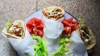 Shawarma Recipe  Chicken Shawarma  Homemade Halal Guys Chicken Gyro Wrap [upl. by Sherye478]