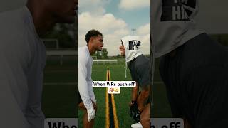 When Wide Receivers push off‼️🤦🏽 footballshorts americanfootball collegefootball [upl. by Suedama]