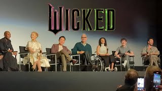 WICKED movie talk Ariana Grande Cynthia Erivo Jonathan Bailey Ethan Slater  November 10 2024 4K [upl. by Nivlag]