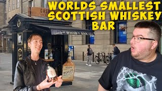 Edinburgh Breaking News I Have Found The Smallest Whiskey Bar [upl. by Ynattir596]