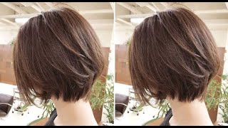 Easy Short Bob Haircut with Layers amp Graduation Full Tutorial Step by Step  Long to Bob Hair [upl. by Hafeenah]