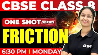 CBSE Class 8 Science  One Shot  Friction  Chapter 9  Exam Winner [upl. by Lilac]