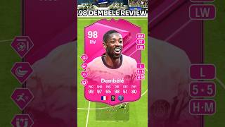 98 Dembele Review in EA Sports FC 24 shorts fc24 eafc24 dembele futties fifa ultimateteam [upl. by Llednyl468]