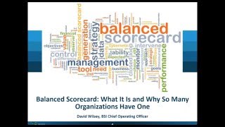 Balanced Scorecard What It Is and Why So Many Organizations Have One [upl. by Sholley]