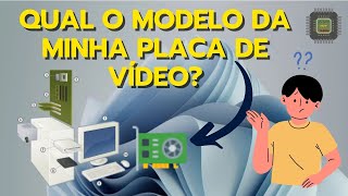 Aprenda a Descobrir FACILMENTE Qual o Modelo Da Sua PLACA DE VÍDEO  Em 1 Minuto [upl. by Belldas]