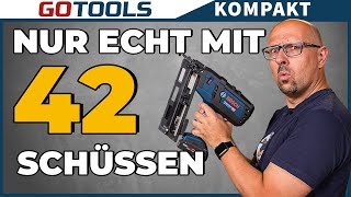 Besser als Gasfederantrieb Die NEUEN Bosch Akku Nagler GNH 18V64 und GNH 18V64 M unter der Lupe [upl. by Ronalda930]