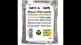 GINSENG MACA PERUANA ginkgo BILOBA MARAPUAMA CATUABA GUARANÁ EM PÓ SPIRULINA HAVAIANA shorts [upl. by Nemaj]