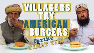 Tribal People Try American Burgers For The First Time [upl. by Nohsar]